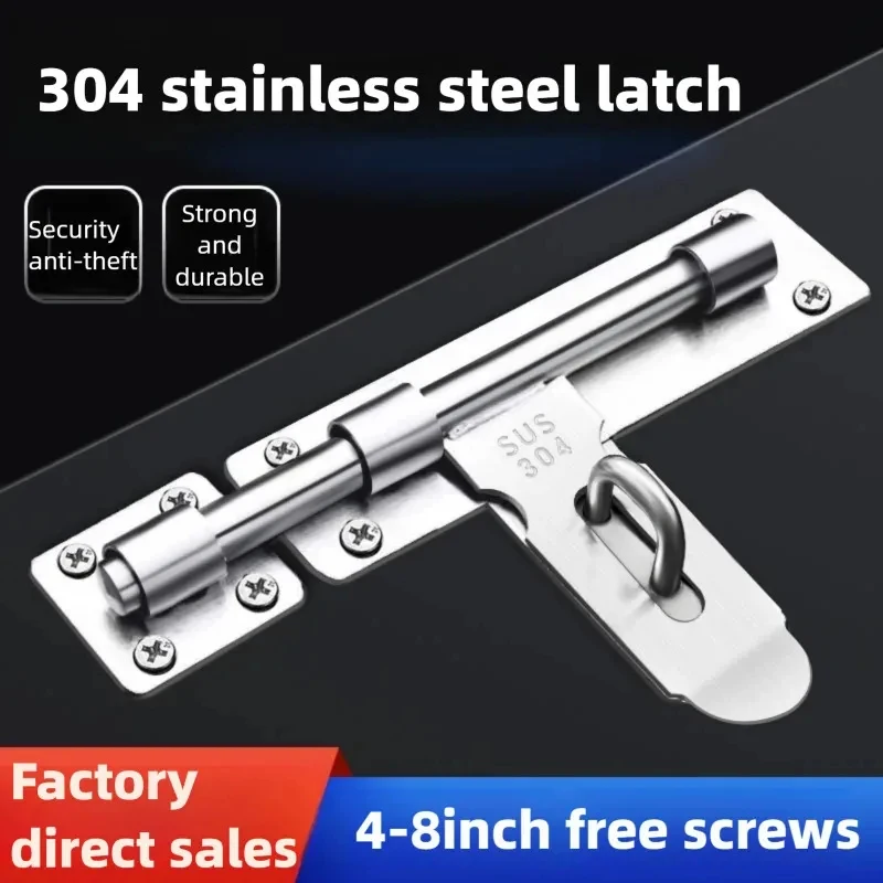 4-Inch Brushed Stainless Steel Barrel Bolt Latch Set - Ideal for Securing Doors, Windows, Drawers & Cupboards
4-Inch Brushed Stainless Steel Barrel Bolt Latch Set - Ideal for Securing Doors, Windows, Drawers & Cupboards
