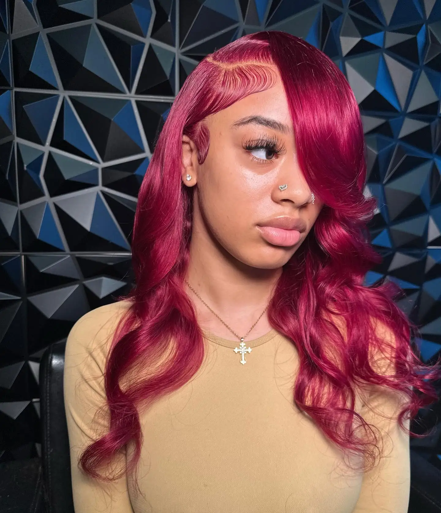 13x6 99J Color Body Wave Lace Front Human Hair Wigs 180 Density Transparent Lace Frontal Wigs Forwoman hair Pre Plucked Wig
13x6 99J Color Body Wave Lace Front Human Hair Wigs 180 Density Transparent Lace Frontal Wigs Forwoman hair Pre Plucked Wig