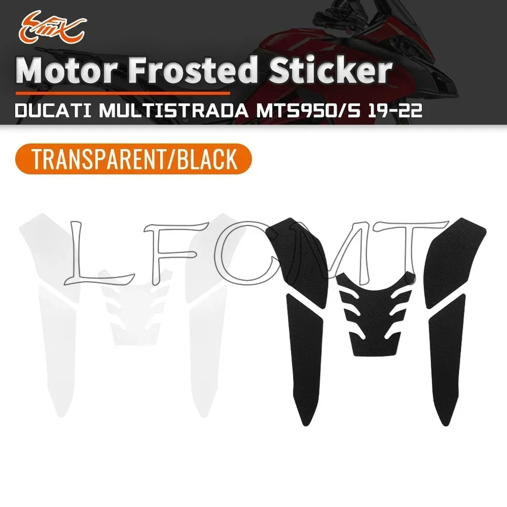 Motorcycle Frosted Anti-slip Knee Grip Decals Fuel Tank Pad Protector Sticker Fit for Ducati Multistrada 950 950S 2019-2022
Motorcycle Frosted Anti-slip Knee Grip Decals Fuel Tank Pad Protector Sticker Fit for Ducati Multistrada 950 950S 2019-2022