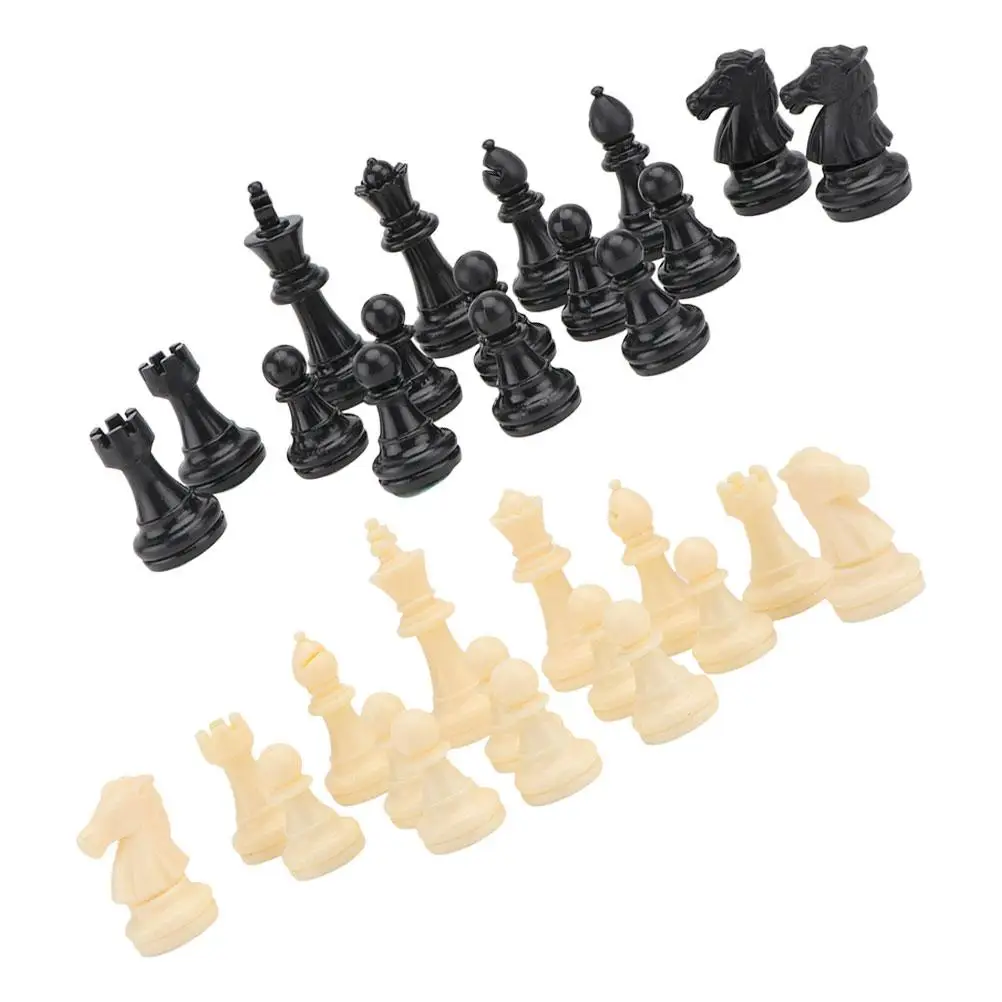 32 Pieces Chess Set Replacement Plastic Chess Pieces Kids Adults Travel Unweighted Pawns Complete Craftsmanship Casual
32 Pieces Chess Set Replacement Plastic Chess Pieces Kids Adults Travel Unweighted Pawns Complete Craftsmanship Casual