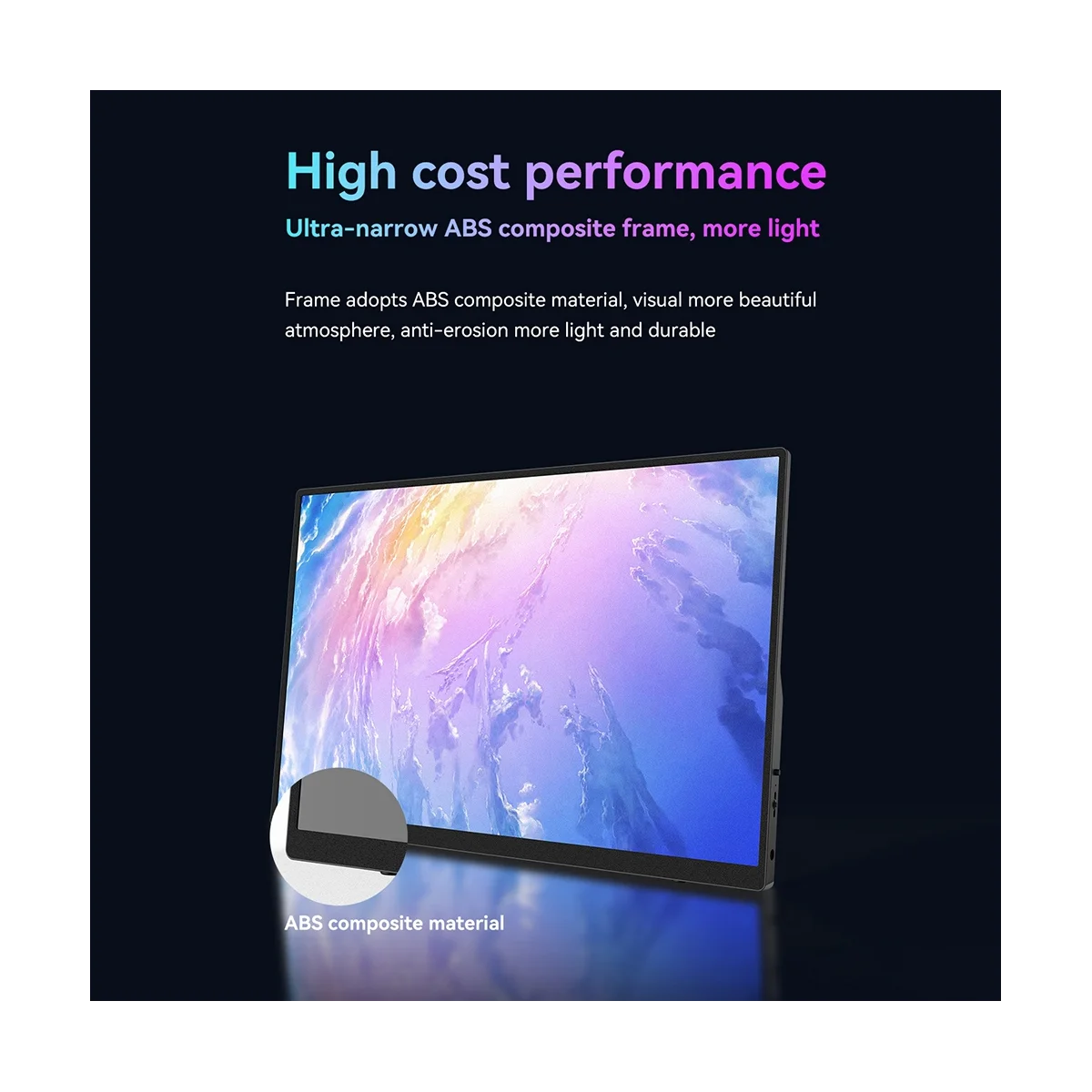 14.0 Inch HD Portable Monitor 1920X1200 FREE-SYNC Type C HDMI-Compatible Gaming Monitor for SWITCH PC Camera(UK Plug)
14.0 Inch HD Portable Monitor 1920X1200 FREE-SYNC Type C HDMI-Compatible Gaming Monitor for SWITCH PC Camera(UK Plug)