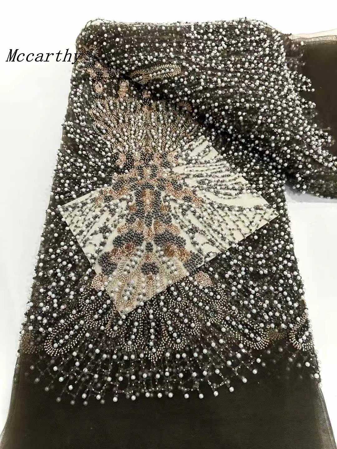 Mccarthy 2025 Sequins African French Net Lace Fabric Beads High Quality Tulle Mesh Bridal Nigerian Wedding Dress Woman
Mccarthy 2025 Sequins African French Net Lace Fabric Beads High Quality Tulle Mesh Bridal Nigerian Wedding Dress Woman