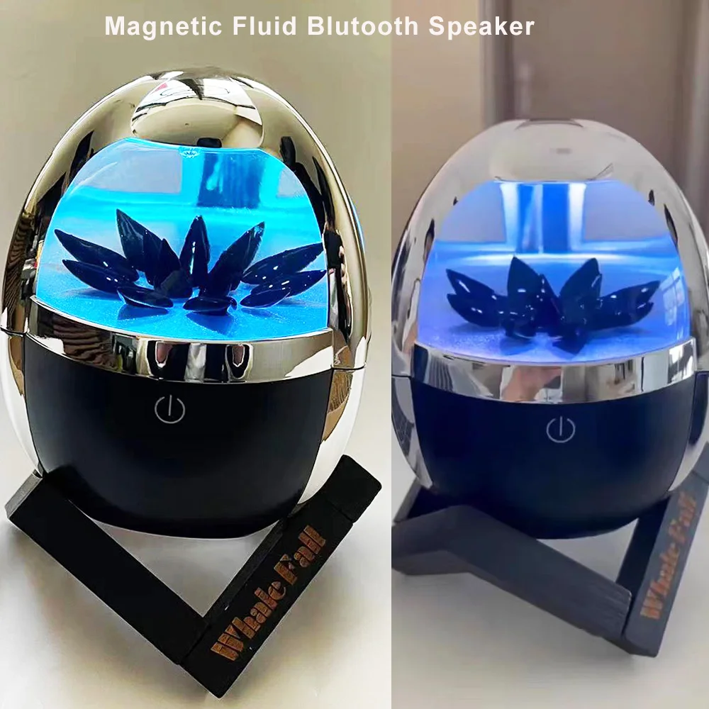 Portable Magnetic Fluid Speaker with 4-Color Light Intelligent Wireless Stereo HIFI Audio Home Desktop Decoration Gift Speakers
Portable Magnetic Fluid Speaker with 4-Color Light Intelligent Wireless Stereo HIFI Audio Home Desktop Decoration Gift Speakers