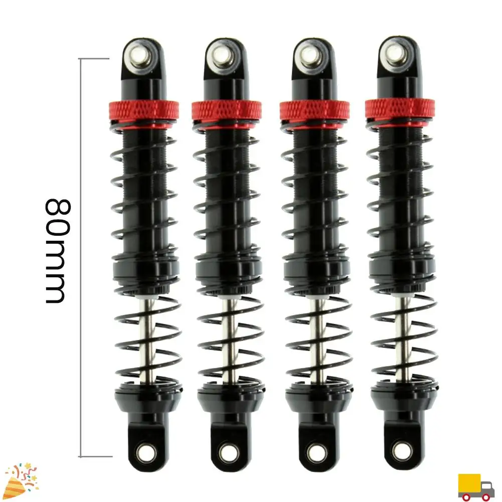 4Pcs Oil Adjustable Spring Shock Absorber Damper Dual Stage Shock Absorber For 1/10 D90 SCX10 TRX4 RC Car Truck Crawler,90Mm
4Pcs Oil Adjustable Spring Shock Absorber Damper Dual Stage Shock Absorber For 1/10 D90 SCX10 TRX4 RC Car Truck Crawler,90Mm