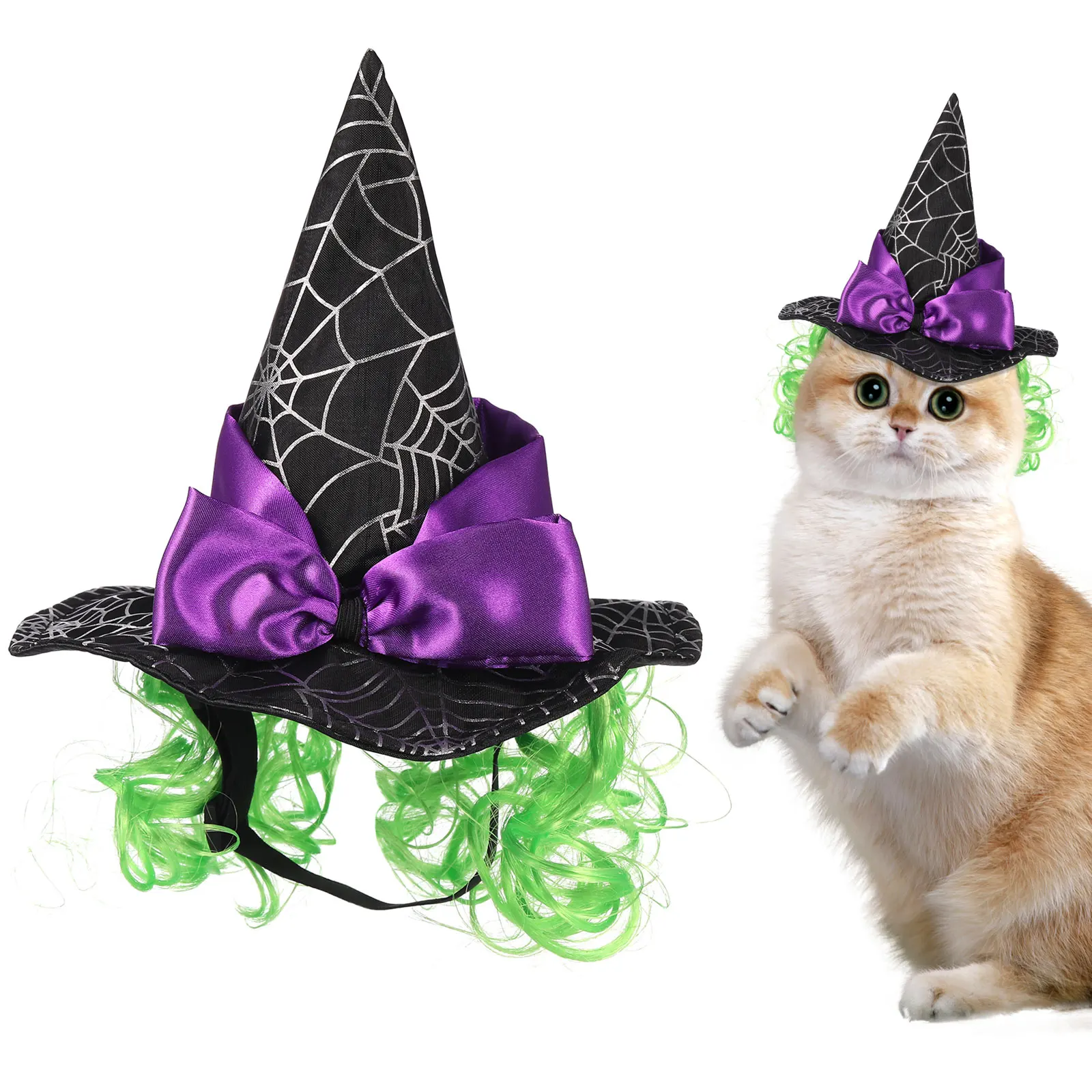 Pet Witch Hat Comfortable Cosplay Halloween Christmas Party Cat Dog Puppy Birthday Star Hat Pet Cosplay Decor
Pet Witch Hat Comfortable Cosplay Halloween Christmas Party Cat Dog Puppy Birthday Star Hat Pet Cosplay Decor