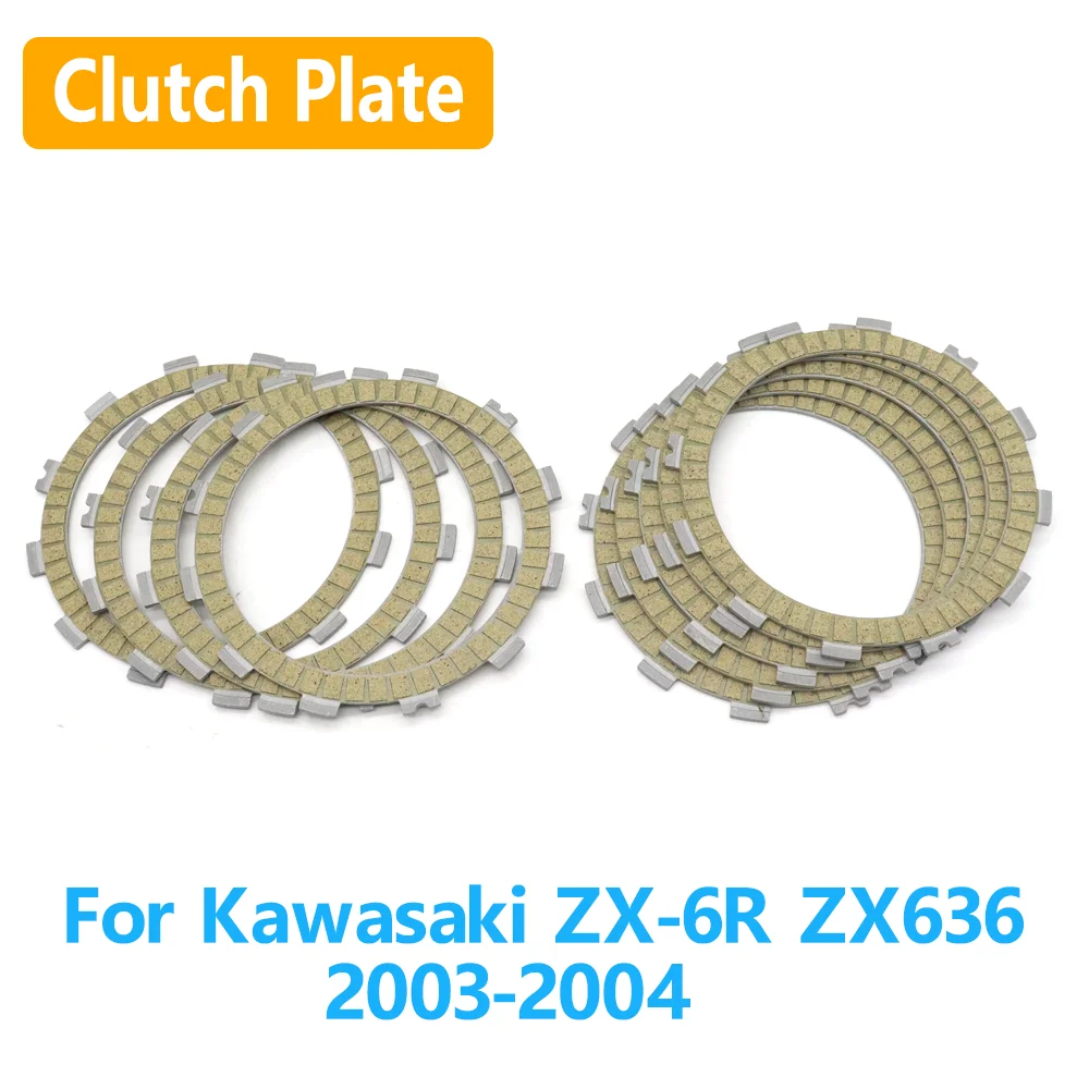 For Kawasaki ZX-6R ZX636 ZX 636 6R 2003 2004 Motorcycle Clutch Friction Plates Disc Kits ZX-6R ZX636 Accessories
For Kawasaki ZX-6R ZX636 ZX 636 6R 2003 2004 Motorcycle Clutch Friction Plates Disc Kits ZX-6R ZX636 Accessories