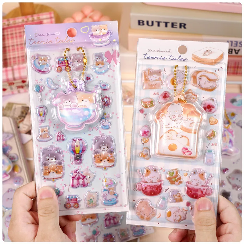 Cute Animal Puffy Stickers, 3D Bubble Pop Sticker, Kawaii Squishy Decal for Girls Phone Case DIY Decoration
Cute Animal Puffy Stickers, 3D Bubble Pop Sticker, Kawaii Squishy Decal for Girls Phone Case DIY Decoration