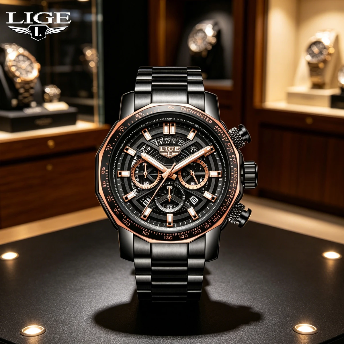 LIGE Sport Watches For Men Fashion Military Waterproof Chronograph Top Brand Luxury Luminous Quartz Wristwatch Men Reloj Boxx
LIGE Sport Watches For Men Fashion Military Waterproof Chronograph Top Brand Luxury Luminous Quartz Wristwatch Men Reloj Boxx