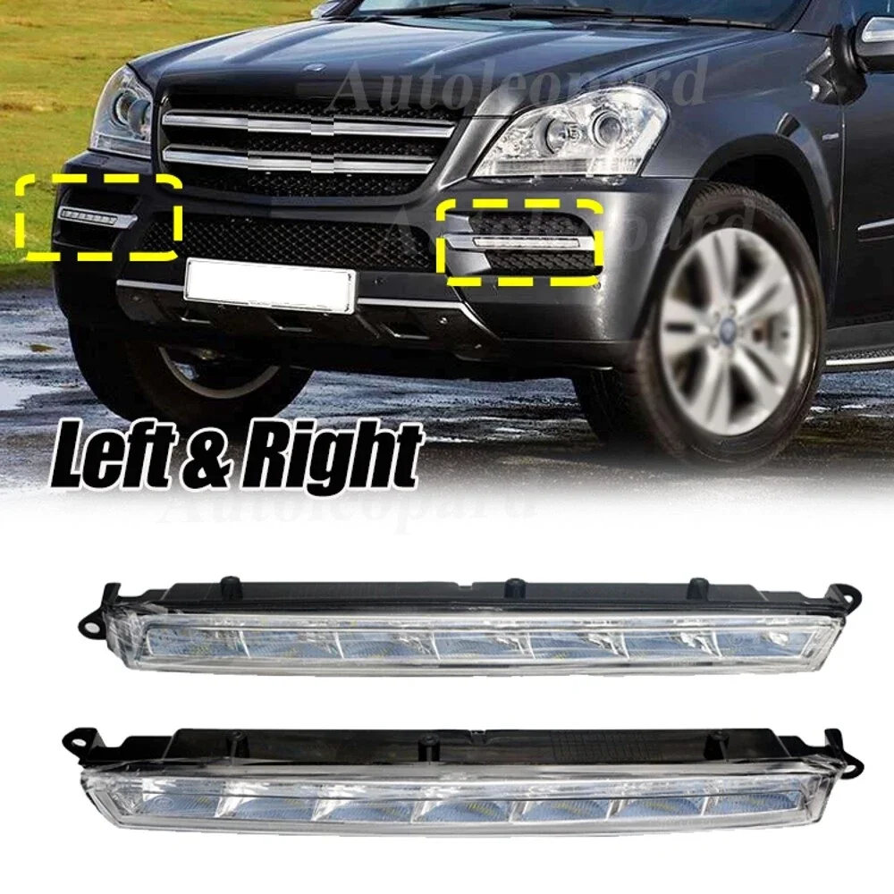 Left and Right Front LED Daytime Running Fog light For Mercedes Benz X164 GL320 GL350 GL450 GL550 ML63 AMG X166 2007-2013
Left and Right Front LED Daytime Running Fog light For Mercedes Benz X164 GL320 GL350 GL450 GL550 ML63 AMG X166 2007-2013