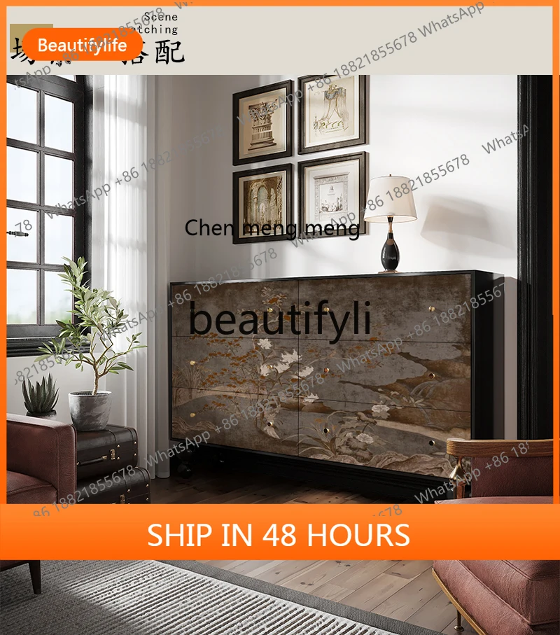 cn8617 ss New Chinese Style Home Living Room Storage Cabinet Entrance Cabinet Bedroom Bedside Storage Cabinet
cn8617 ss New Chinese Style Home Living Room Storage Cabinet Entrance Cabinet Bedroom Bedside Storage Cabinet