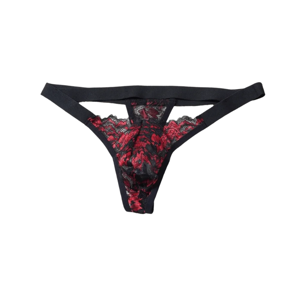Panties Low Waist Men's Lace Thong Underwear Bulge Pouch Mesh Sheer Panties Transparent Lingerie T-back Briefs Men Role Play
Panties Low Waist Men's Lace Thong Underwear Bulge Pouch Mesh Sheer Panties Transparent Lingerie T-back Briefs Men Role Play