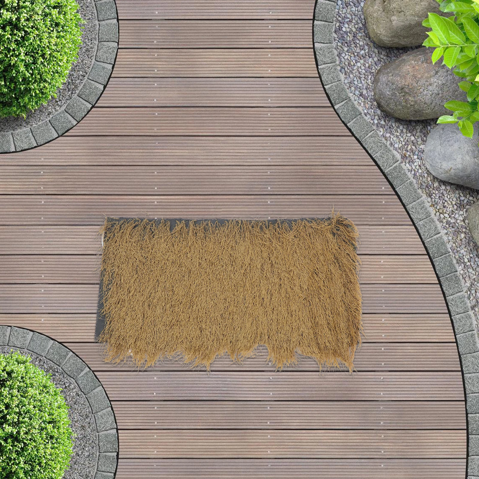 Artificial Thatch Roofing 1x0.5m Straw Cover Decor Grass Rug Simulated Lawn Outdoor Garden DIY Craft Lifelike Thatching Material
Artificial Thatch Roofing 1x0.5m Straw Cover Decor Grass Rug Simulated Lawn Outdoor Garden DIY Craft Lifelike Thatching Material