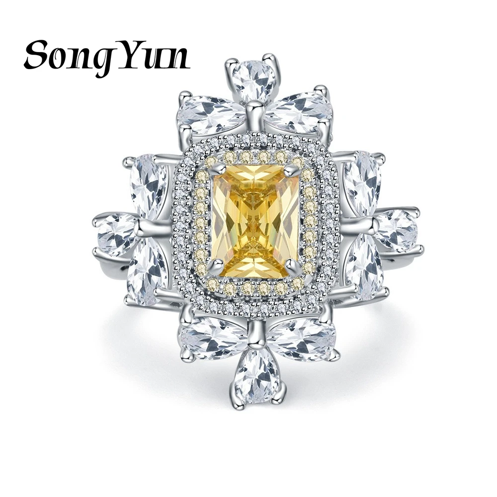 SONGYUN Designer Jewelry 925 Sterling Silver Ring Zircon 7A Oval Evening for Women 18K Real Gold Plated Fine Jewelry Rings
SONGYUN Designer Jewelry 925 Sterling Silver Ring Zircon 7A Oval Evening for Women 18K Real Gold Plated Fine Jewelry Rings