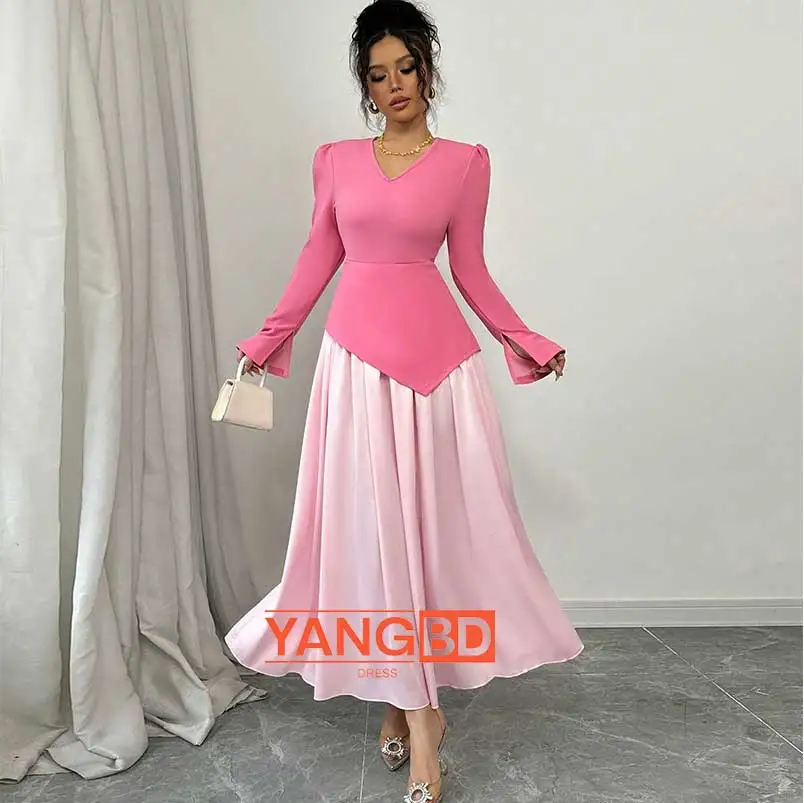 YangBD Customized Birthday Evening Dress Ankle Length Full Sleevels Summer Elegant Wedding Party Gowns For Women Arab 2025
YangBD Customized Birthday Evening Dress Ankle Length Full Sleevels Summer Elegant Wedding Party Gowns For Women Arab 2025