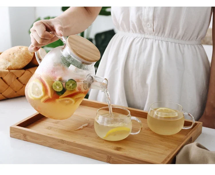 Стеклянный набор холодных чайников, электрическая плита с подогревом, чайник, чашка, горшок из 7 штук с подносом
Стеклянный набор холодных чайников, электрическая плита с подогревом, чайник, чашка, горшок из 7 штук с подносом