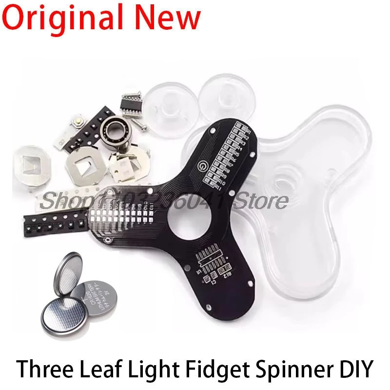 DIY Fidget Top Kit Fingertip Gyros with LED Light DIY Soldering Project Practice Solder Assembly DIY Electronic Kit
DIY Fidget Top Kit Fingertip Gyros with LED Light DIY Soldering Project Practice Solder Assembly DIY Electronic Kit