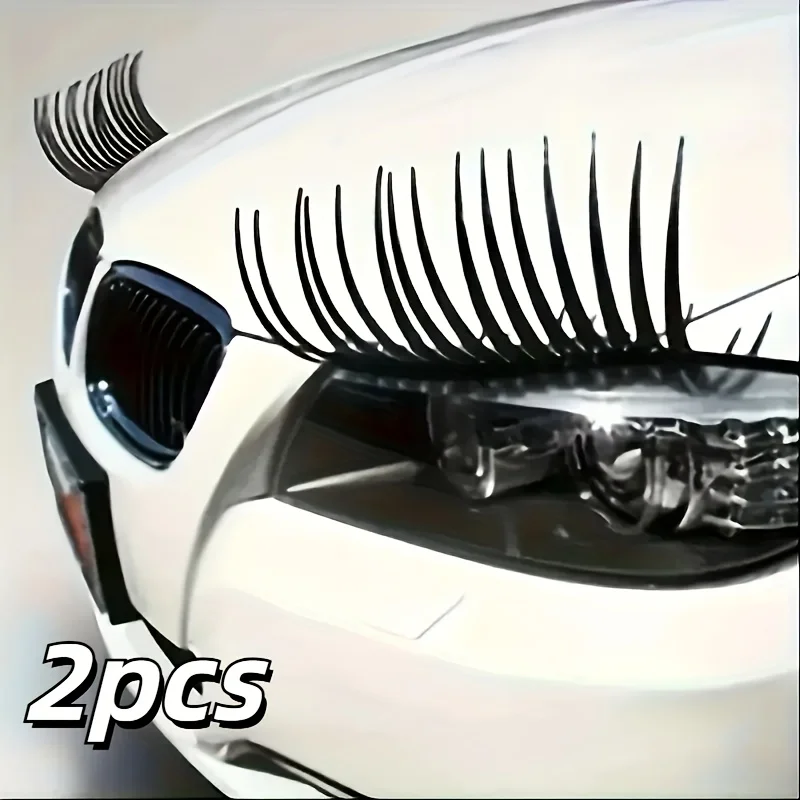2pcs Eyelashes Specially Designed for Automobiles, Car Headlights Eyelash Sticker Car Headlights Eyebrow Sticker.
2pcs Eyelashes Specially Designed for Automobiles, Car Headlights Eyelash Sticker Car Headlights Eyebrow Sticker.