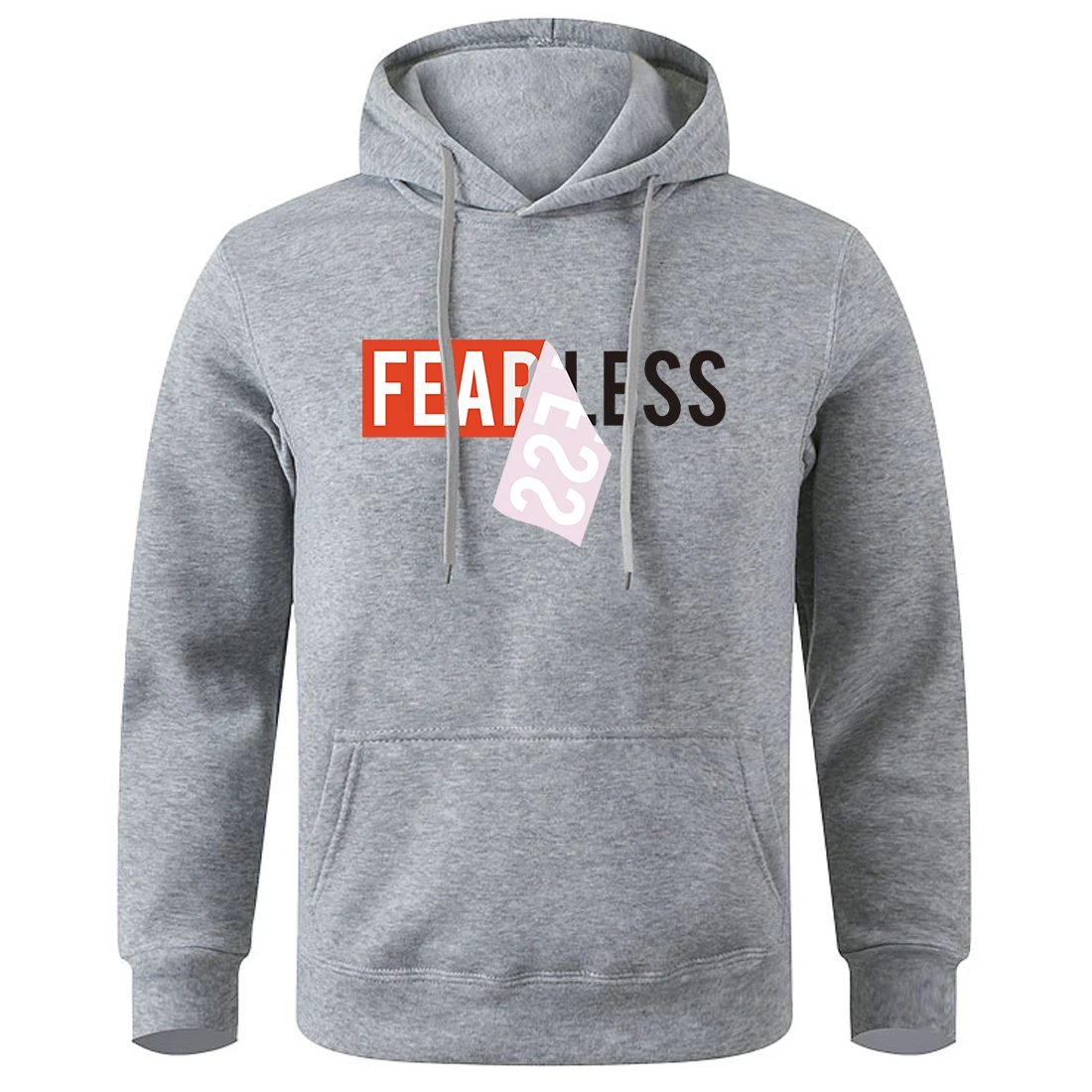 Fearless Printing Sportwear Men Cotton Letter Hoodies Trendy Round Neck Comfy Sweatshirt Personality Versatile Pocket Clothing
Fearless Printing Sportwear Men Cotton Letter Hoodies Trendy Round Neck Comfy Sweatshirt Personality Versatile Pocket Clothing