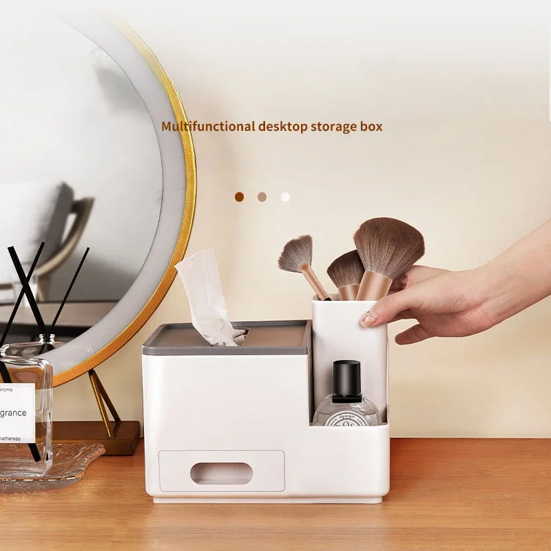 Eary Multifunctional Household Bathroom Organizer Home Desktop Storage Box Makeup Organizer Living Room Tissue Box Phone Holder
Eary Multifunctional Household Bathroom Organizer Home Desktop Storage Box Makeup Organizer Living Room Tissue Box Phone Holder