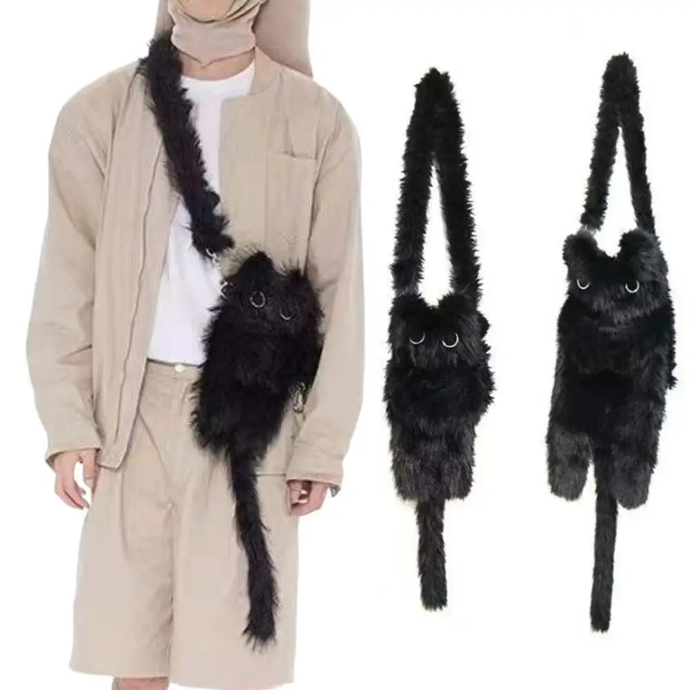 Creative Fluffy Cat Rabbit Bag Plush Purse Y2k Shoulder Bag Streetwear Toy Underarm Tote Bags Travel
Creative Fluffy Cat Rabbit Bag Plush Purse Y2k Shoulder Bag Streetwear Toy Underarm Tote Bags Travel