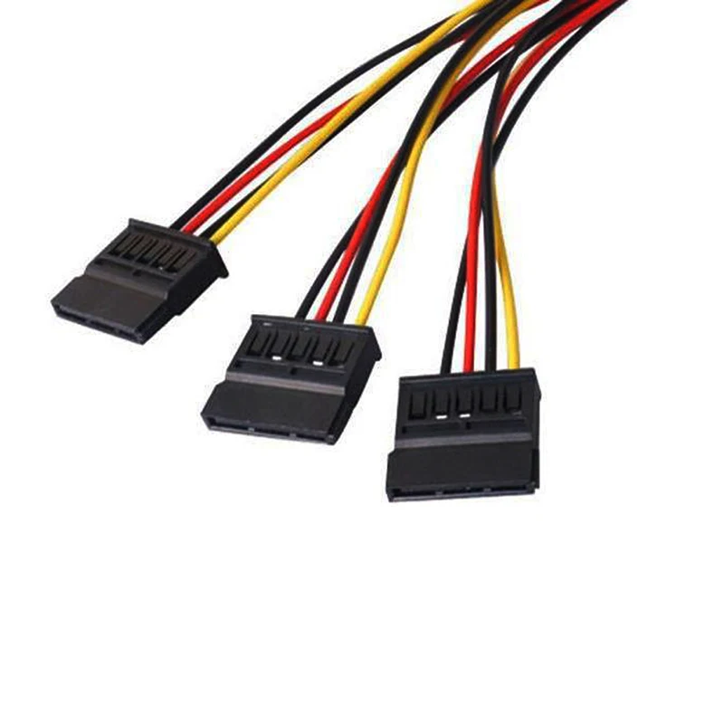 1PCS 20cm SATA Adapter Cable IDE 4Pin Male to 3 Port SATA Female Splitter Hard Drive Power Supply Cable SATA Cable
1PCS 20cm SATA Adapter Cable IDE 4Pin Male to 3 Port SATA Female Splitter Hard Drive Power Supply Cable SATA Cable