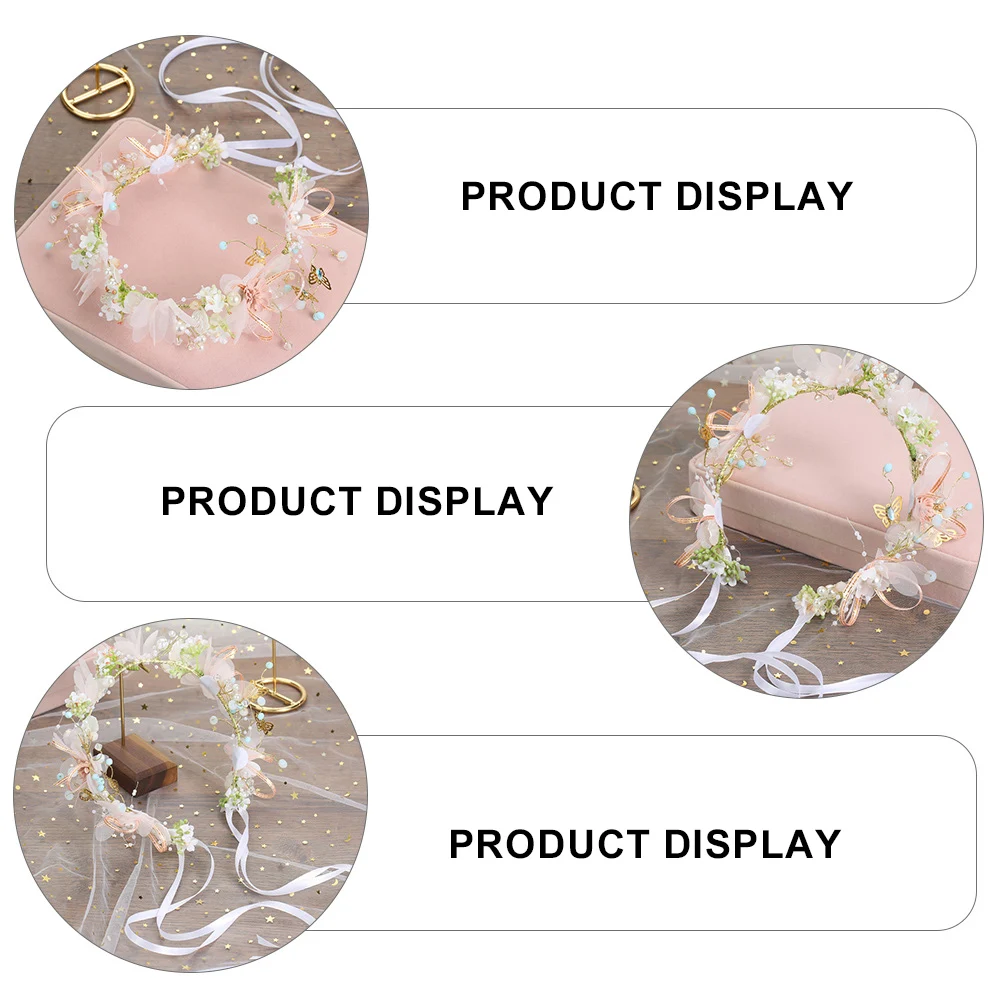 Flower Wreath Headband Decorative Bride Hair Band Kids Adjustable Alloy Non-fading Durable Wedding Birthday Outdoor Photo Props
Flower Wreath Headband Decorative Bride Hair Band Kids Adjustable Alloy Non-fading Durable Wedding Birthday Outdoor Photo Props