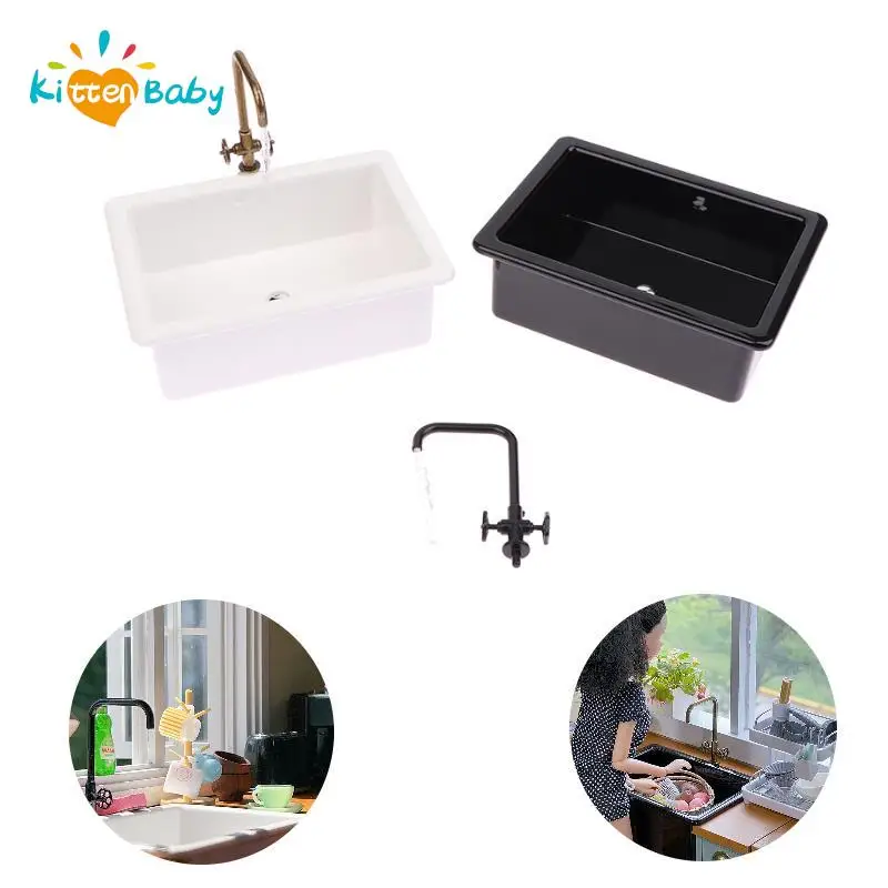 Miniature Kitchen Sink Lavatory Wash Basin Faucet Mini Furniture Sink Basin for Dollhouse Furniture Toys Accessories
Miniature Kitchen Sink Lavatory Wash Basin Faucet Mini Furniture Sink Basin for Dollhouse Furniture Toys Accessories