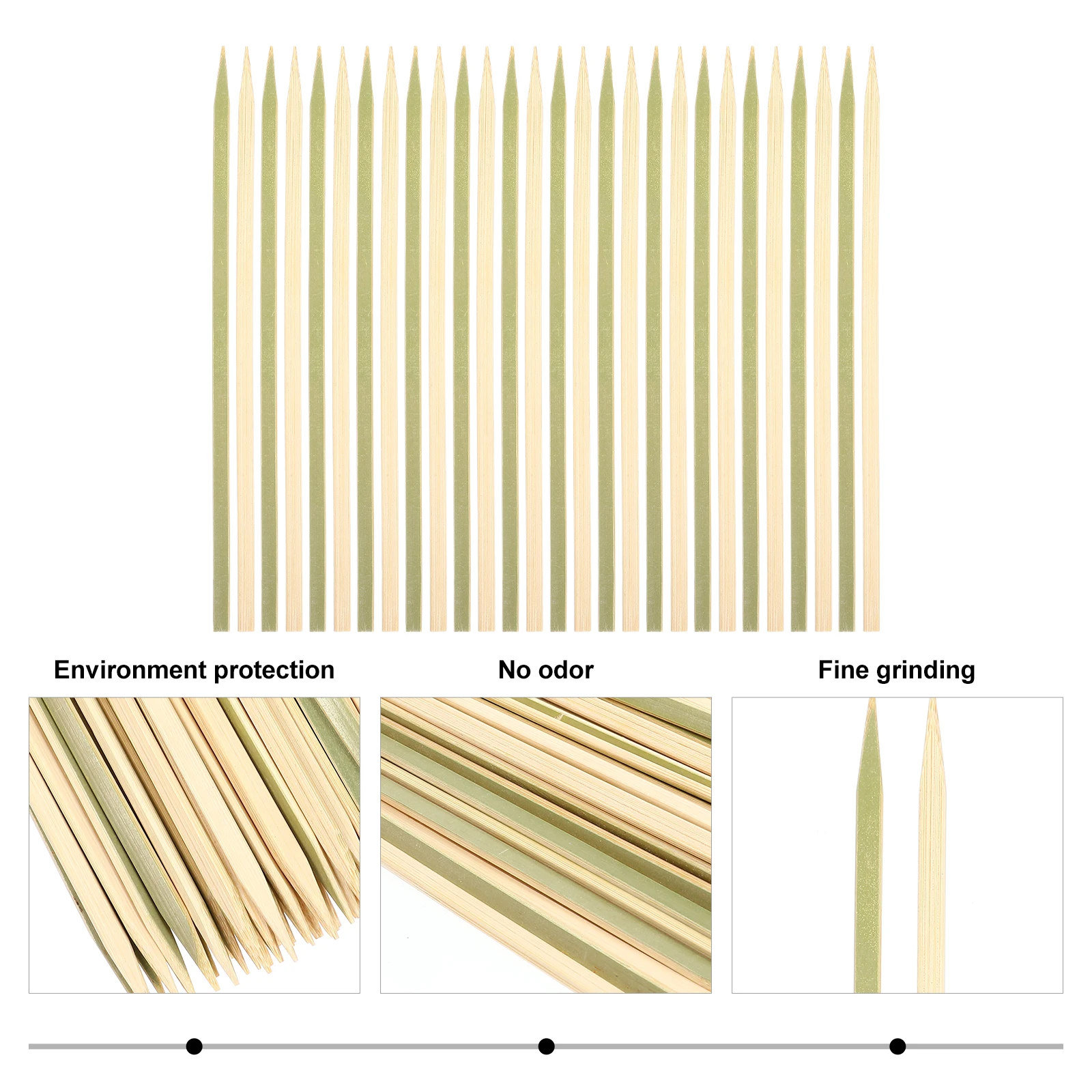 200 шт. бамбуковые плоские одноразовые шампуры для барбекю для гриля, кебаба, овощей, мясной шампур, легкая гладкая поверхность
200 шт. бамбуковые плоские одноразовые шампуры для барбекю для гриля, кебаба, овощей, мясной шампур, легкая гладкая поверхность