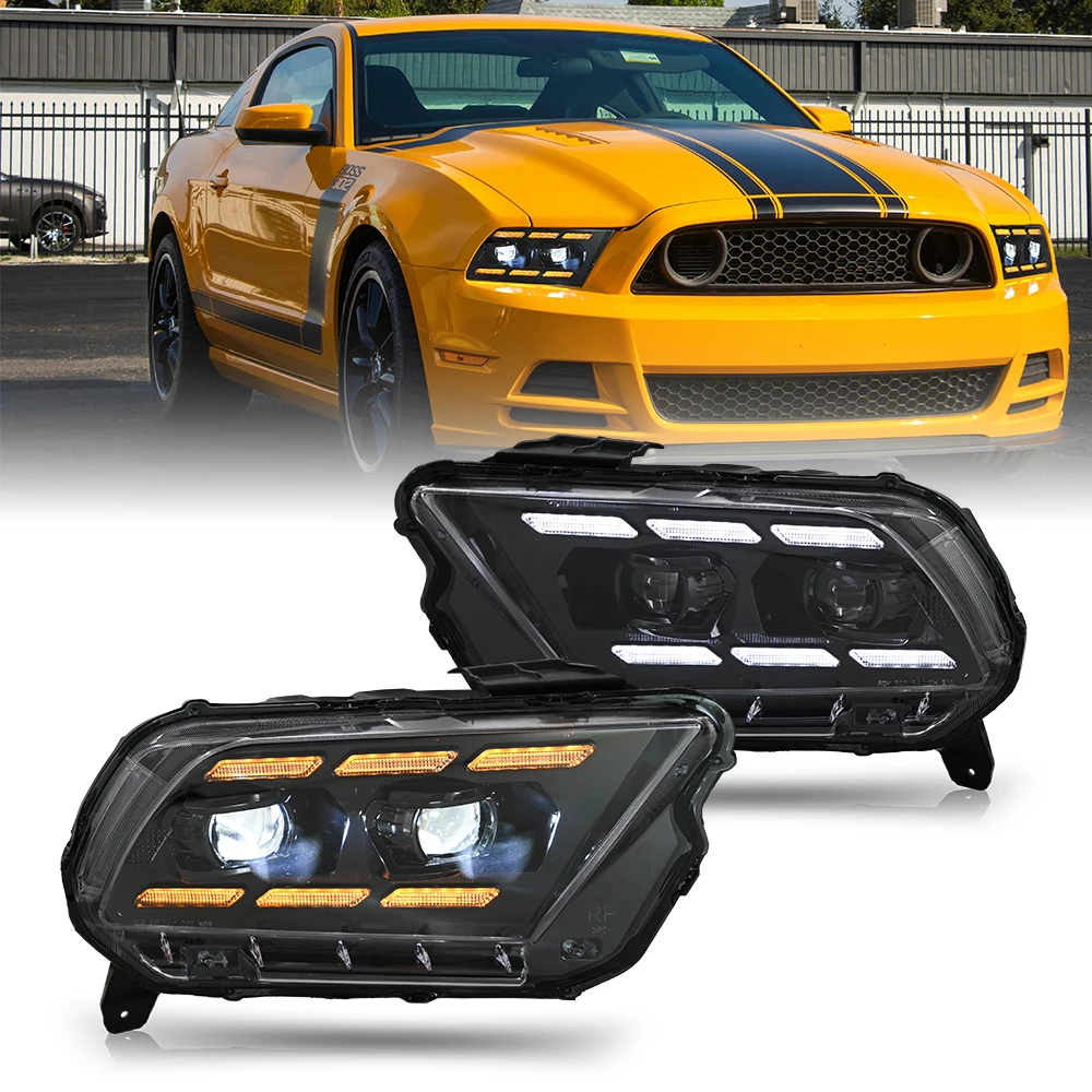 LED Headlight Assembly For Ford Mustang 2010-2014 DRL Sequential Turn Signal Plug And Play Direct Replacement Lamp
LED Headlight Assembly For Ford Mustang 2010-2014 DRL Sequential Turn Signal Plug And Play Direct Replacement Lamp
