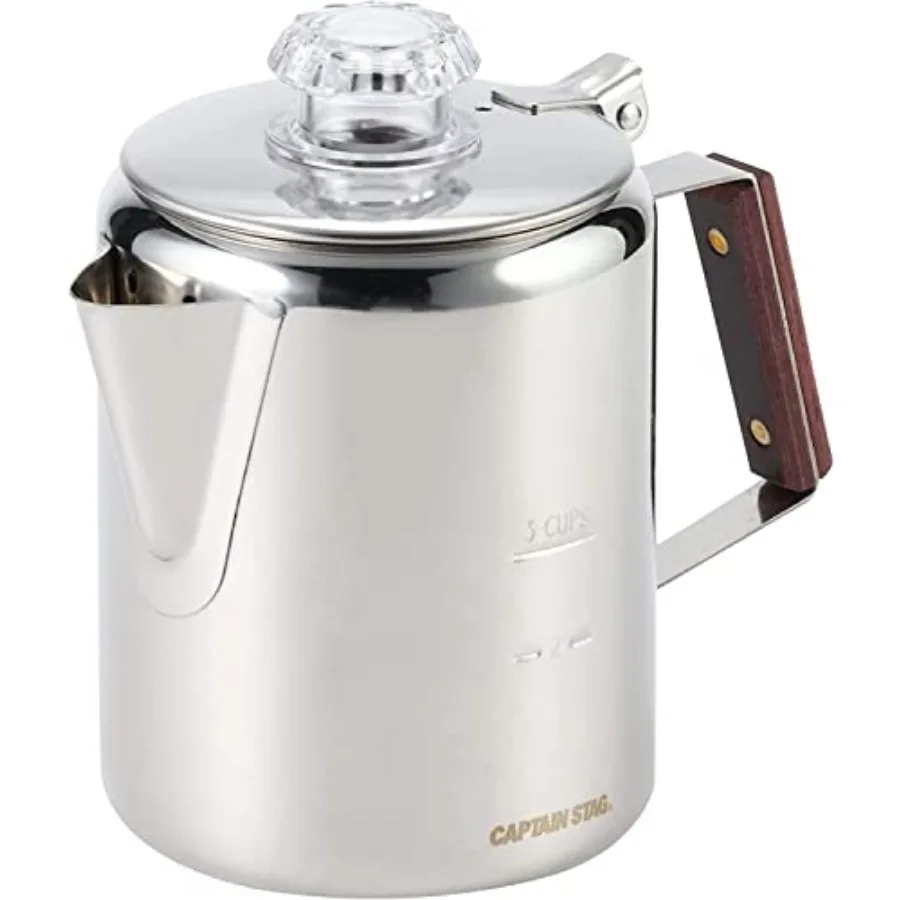 18-8 Stainless Steel Percolator 3 Cup M-1225
18-8 Stainless Steel Percolator 3 Cup M-1225