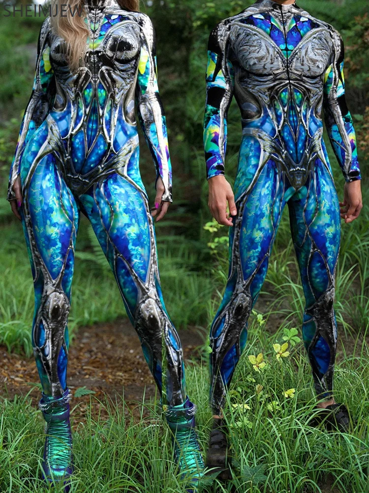 CyberPunk Jumpsuit Cool Mechanical Cosplay Bodysuit Moth Costume Halloween Party Shows Men Women Zentai Suit 2025
CyberPunk Jumpsuit Cool Mechanical Cosplay Bodysuit Moth Costume Halloween Party Shows Men Women Zentai Suit 2025