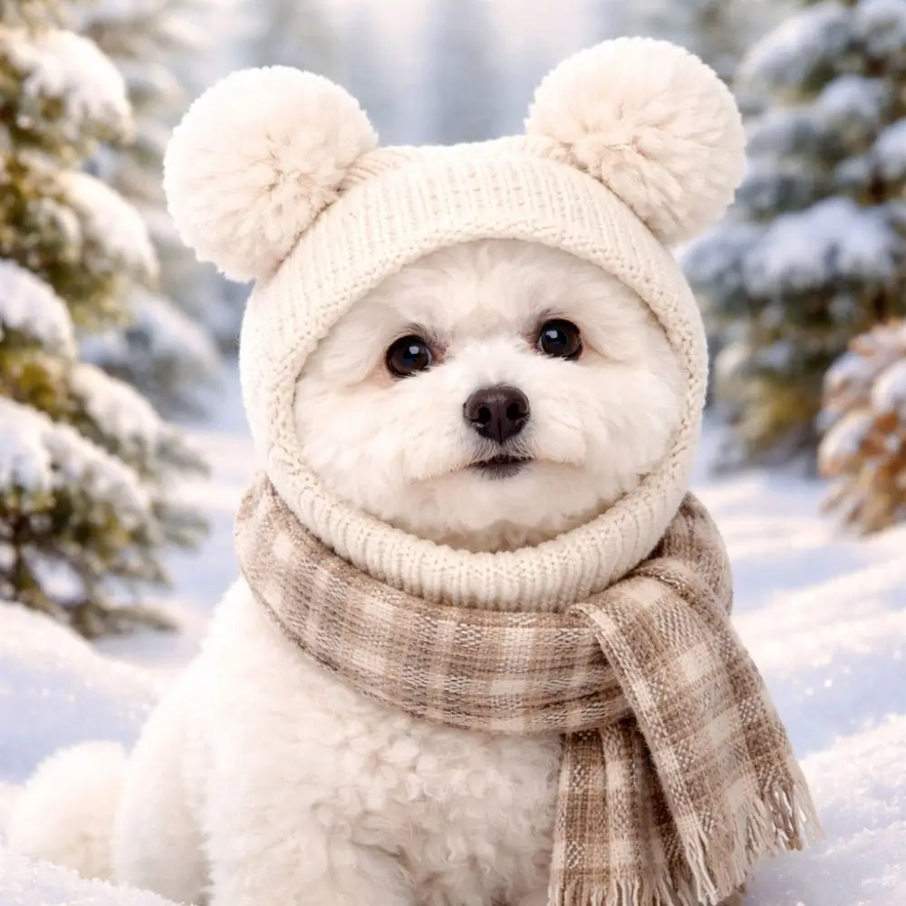 Cute Pet Knitted Warm Hat Noise Reduction Solid Color Dog Ear Muffs Comfortable Handmade Pet Headgear Cosplay Party
Cute Pet Knitted Warm Hat Noise Reduction Solid Color Dog Ear Muffs Comfortable Handmade Pet Headgear Cosplay Party