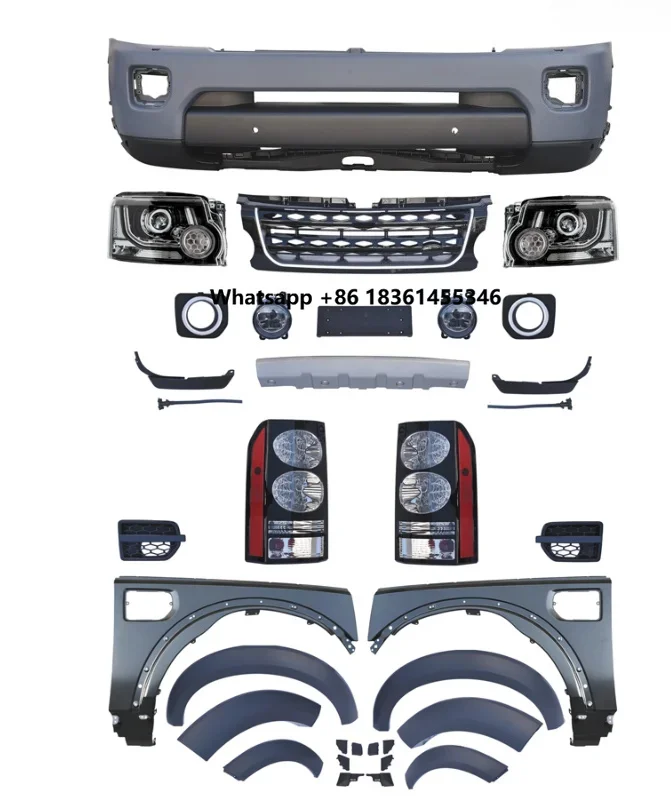 For Discovery 3 Upgrade Discovery 4 with Headlight Taillight Front Grill Bumper Bumper Guard PP Body Kit Bodykits
For Discovery 3 Upgrade Discovery 4 with Headlight Taillight Front Grill Bumper Bumper Guard PP Body Kit Bodykits