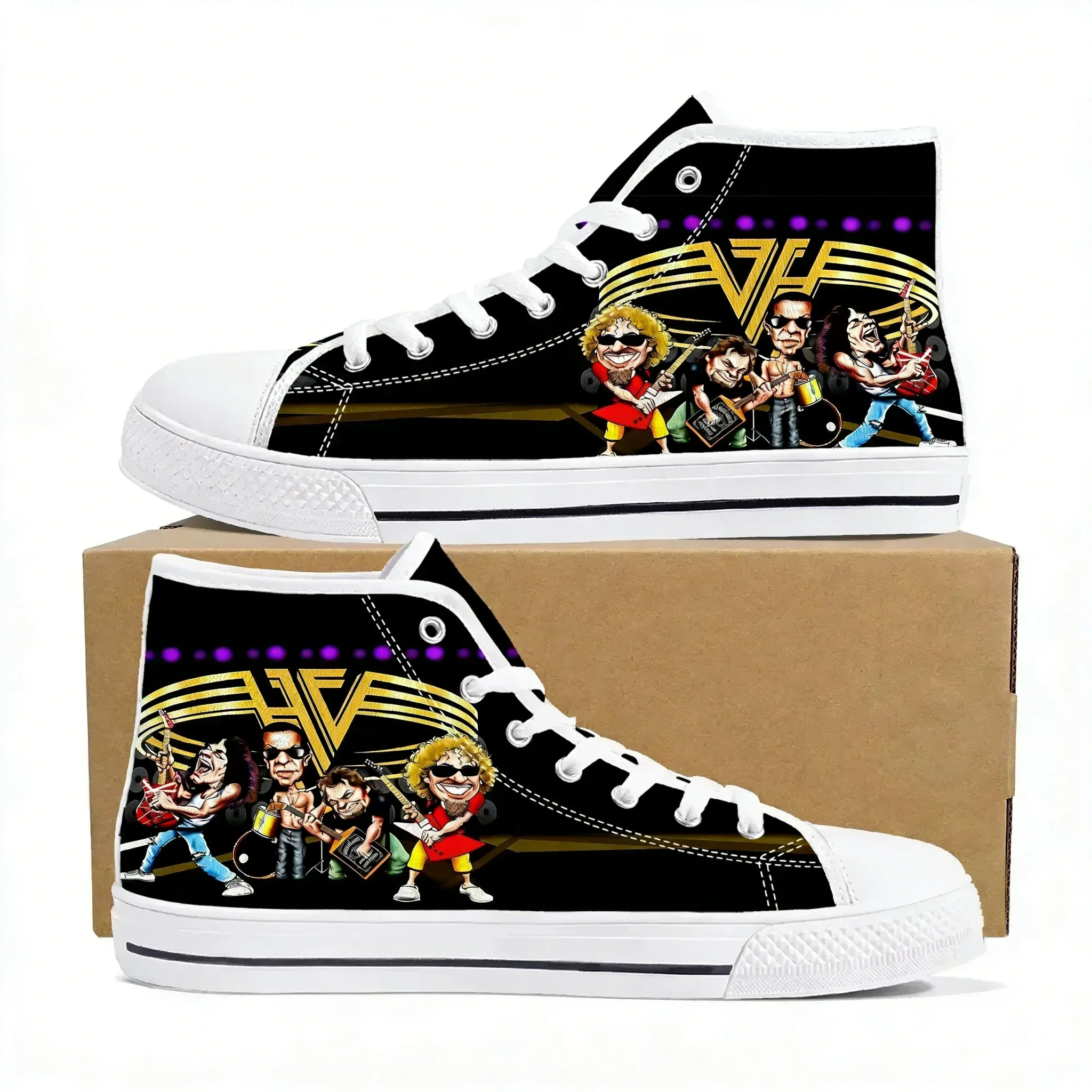 Van Evh 5150 Stripes Halen High Top Sneakers Men Women Teenager Canvas Sneaker 1984 Casual Custom Couple Shoes High Quality Shoe
Van Evh 5150 Stripes Halen High Top Sneakers Men Women Teenager Canvas Sneaker 1984 Casual Custom Couple Shoes High Quality Shoe