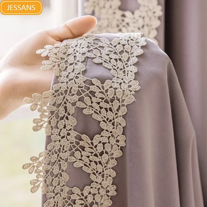 French Rococo Wisteria Lace Splicing Velvet Curtains for Bedroom Living Room Floor-to-ceiling Windows Balcony Lace Window Screen
French Rococo Wisteria Lace Splicing Velvet Curtains for Bedroom Living Room Floor-to-ceiling Windows Balcony Lace Window Screen