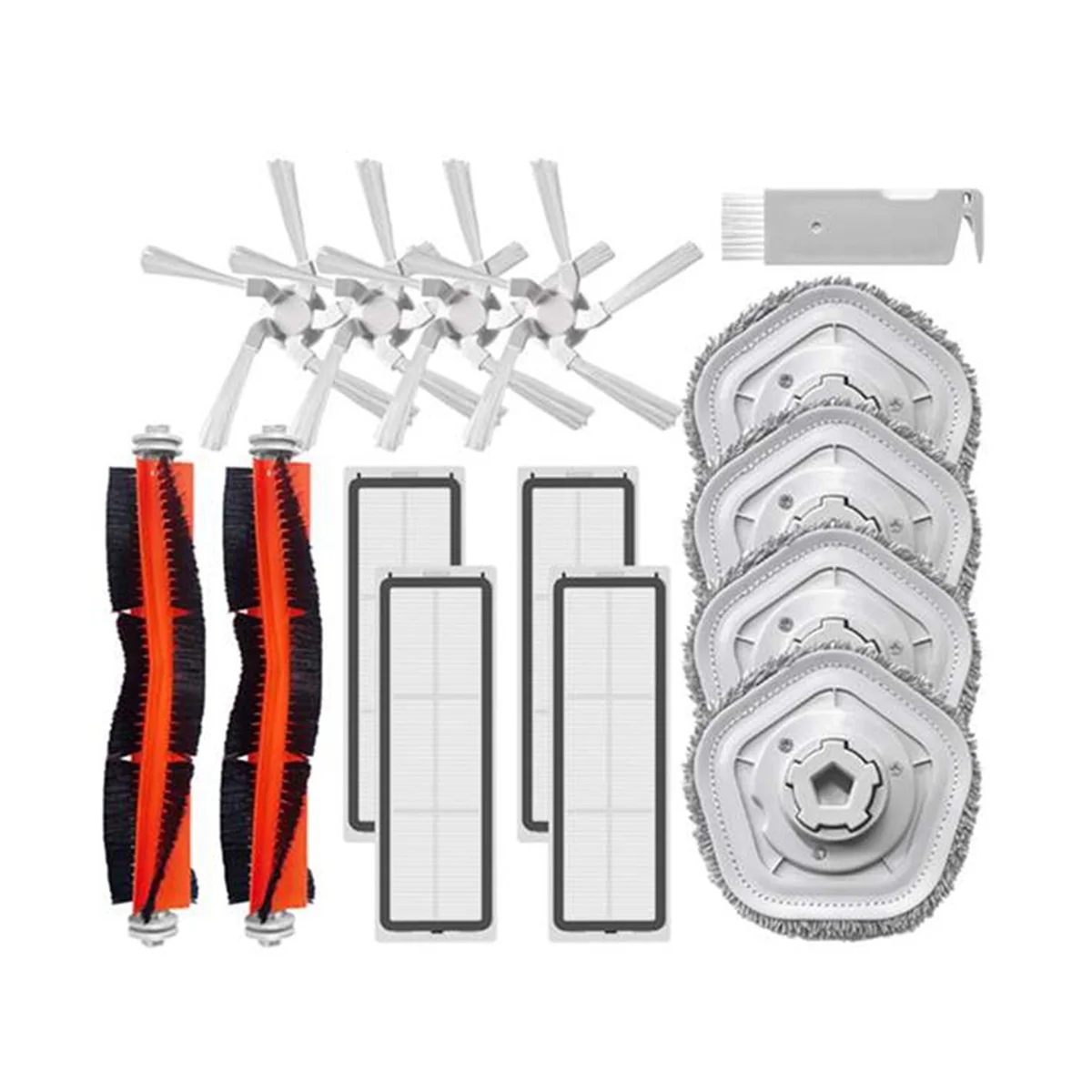 For Bot W10 W10 Pro Self-Cleaning Robot Vacuum Main Brush Side Brush HEPA Filter Mop Pads
For Bot W10 W10 Pro Self-Cleaning Robot Vacuum Main Brush Side Brush HEPA Filter Mop Pads