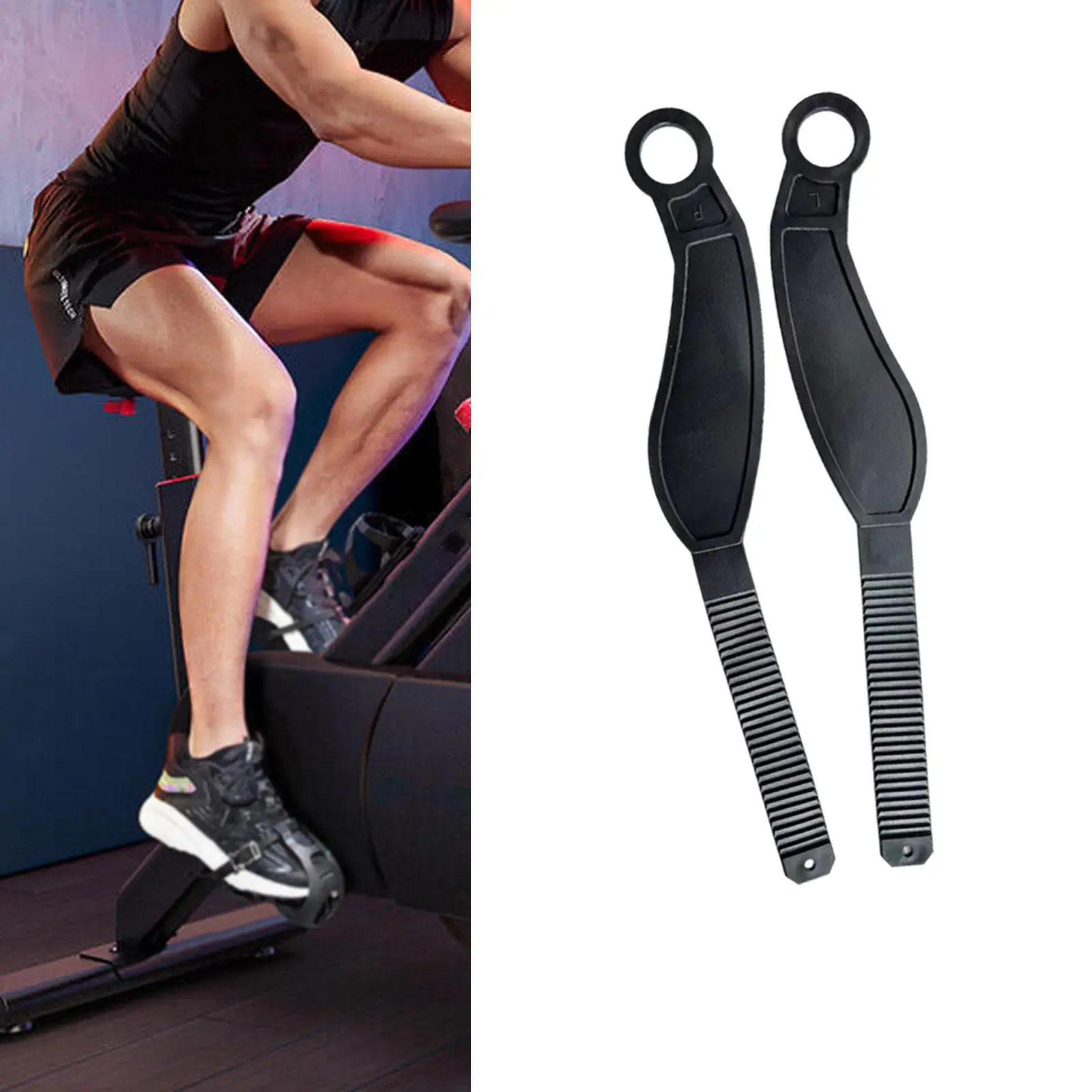 2Pcs Aerobic Exercise Bike Straps Indoor Silicone Fitness Pedal Bands Exercise Cycling Pedal Replacement Straps for Home Gym
2Pcs Aerobic Exercise Bike Straps Indoor Silicone Fitness Pedal Bands Exercise Cycling Pedal Replacement Straps for Home Gym