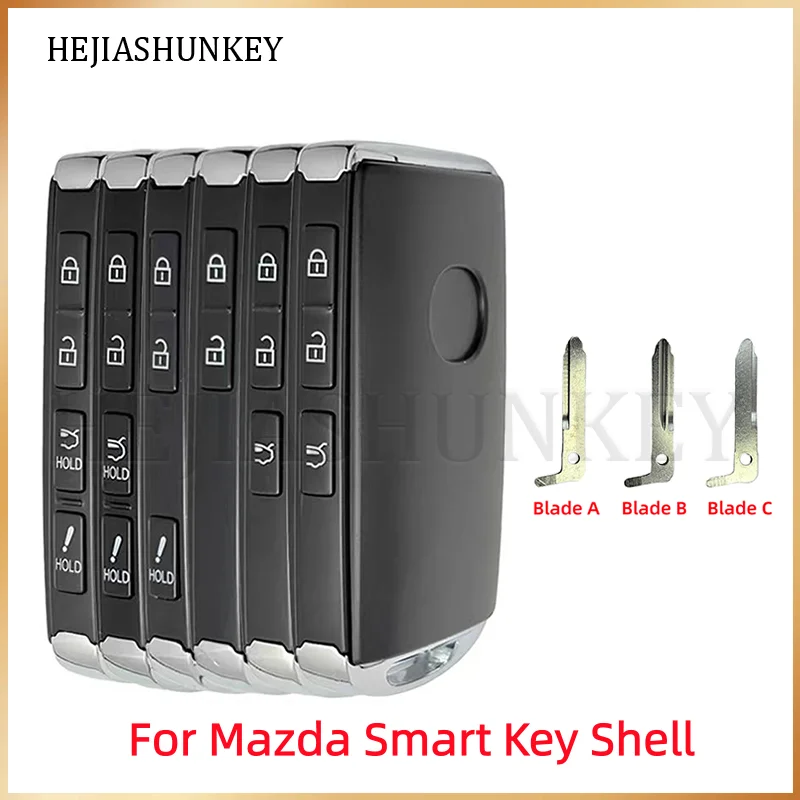 2/3/4 Button Smart Keyless Remote Key Fob Shell Case Housing For Mazda 3 6 CX-5 CX-30 CX-9 MX-5 Miata Axela 2019-2023
2/3/4 Button Smart Keyless Remote Key Fob Shell Case Housing For Mazda 3 6 CX-5 CX-30 CX-9 MX-5 Miata Axela 2019-2023