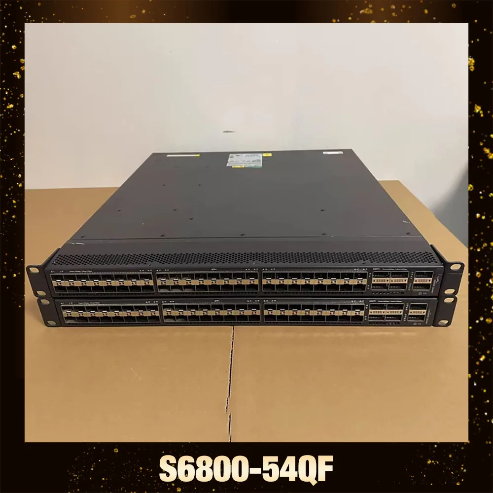 1pcs S6800-54QF For H-3-C LS-6800-54QF-H1 48 port 10G SFP+6 port 40G data center switch
1pcs S6800-54QF For H-3-C LS-6800-54QF-H1 48 port 10G SFP+6 port 40G data center switch