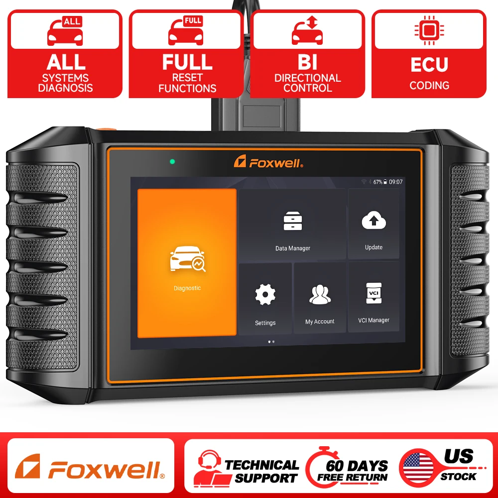 Двунаправленный диагностический сканер OBD2 FOXWELL NT710 для Porsche с функциями регулировки A/F, IMMO, Oil, ABS, EPB, 30+ функций сброса и диагностики всех систем
Двунаправленный диагностический сканер OBD2 FOXWELL NT710 для Porsche с функциями регулировки A/F, IMMO, Oil, ABS, EPB, 30+ функций сброса и диагностики всех систем
