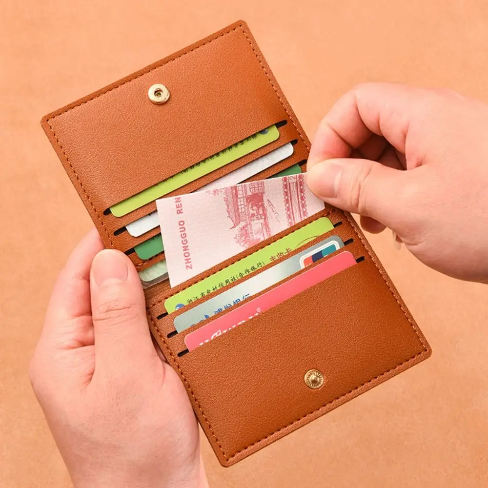 PU Leather Card Holders Anti Demagnetization Slim And Compact Bank ID Card Case Ultra Thin Short Credit Card Bags Women Men
PU Leather Card Holders Anti Demagnetization Slim And Compact Bank ID Card Case Ultra Thin Short Credit Card Bags Women Men
