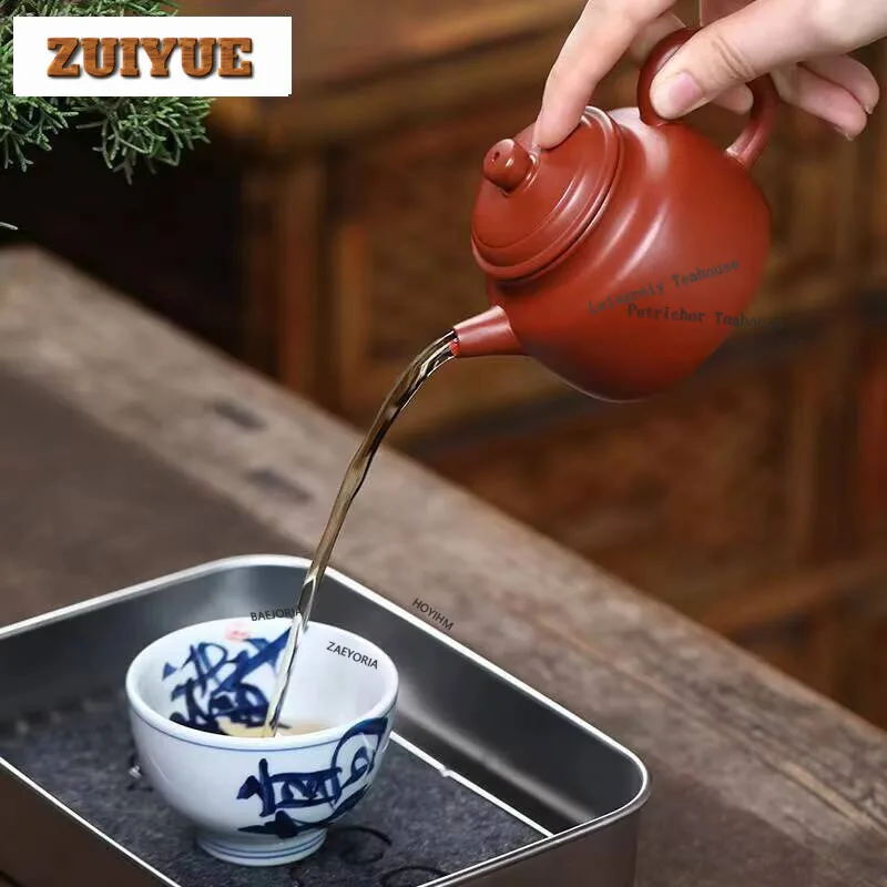 150Ml Exquisite Yixing Purple Clay Teapots Artists Handmade De Zhong Pot Raw Ore Zhu Mud Kettle Zisha Tea Set Teacups Craft Gift
150Ml Exquisite Yixing Purple Clay Teapots Artists Handmade De Zhong Pot Raw Ore Zhu Mud Kettle Zisha Tea Set Teacups Craft Gift