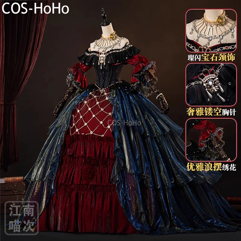 COS-HoHo Identity V Marie Bloody Queen игровой костюм великолепное платье униформа косплей костюм Хэллоуин вечерние наряд для ролевых игр женский
COS-HoHo Identity V Marie Bloody Queen игровой костюм великолепное платье униформа косплей костюм Хэллоуин вечерние наряд для ролевых игр женский