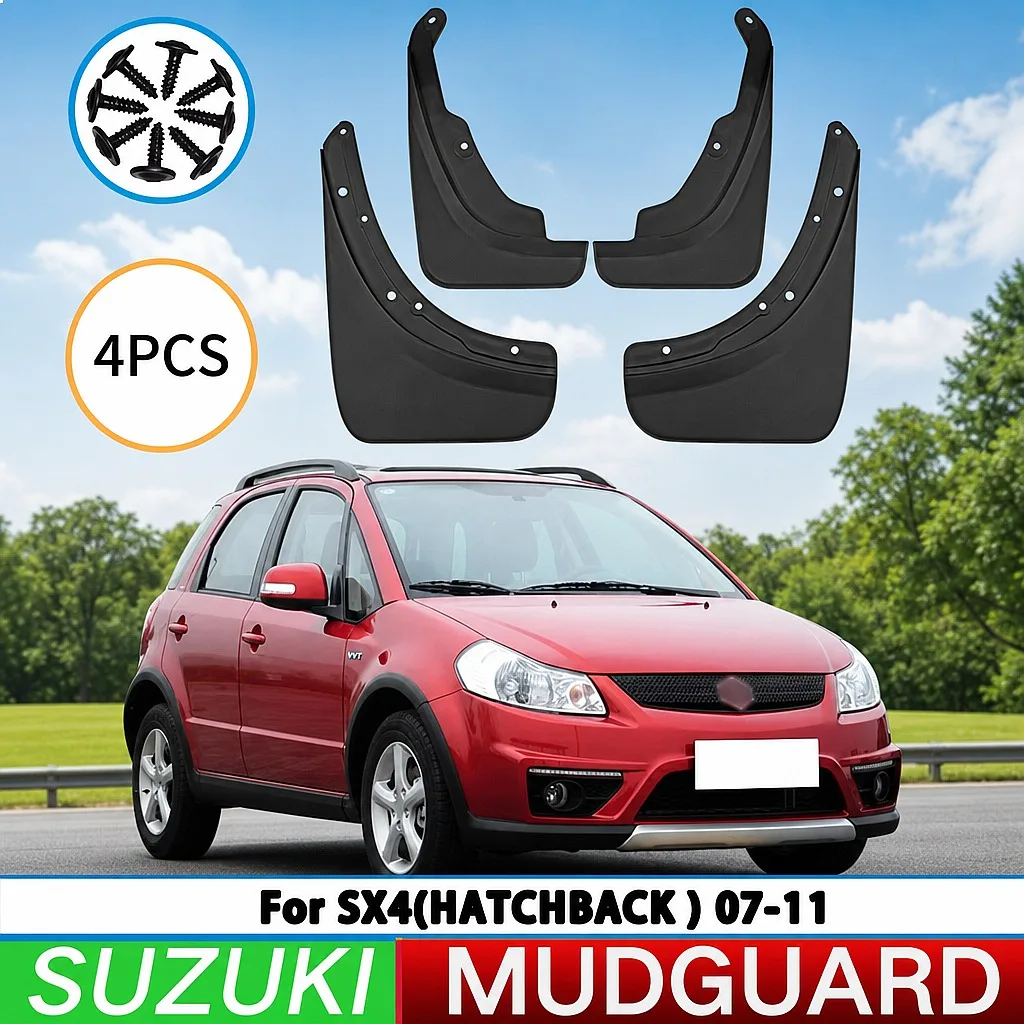 For Suzuki SX4 2007-2011 4Pcs Car Tire Fender Splash Guard Front Rear Wheel Mudflap Auto Parts
For Suzuki SX4 2007-2011 4Pcs Car Tire Fender Splash Guard Front Rear Wheel Mudflap Auto Parts
