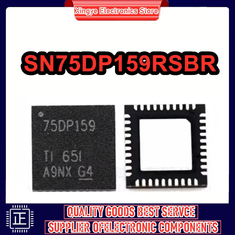 5 шт. SN75DP159RSBR 75DP159 QFN48 чип деериализатора на складе
5 шт. SN75DP159RSBR 75DP159 QFN48 чип деериализатора на складе
