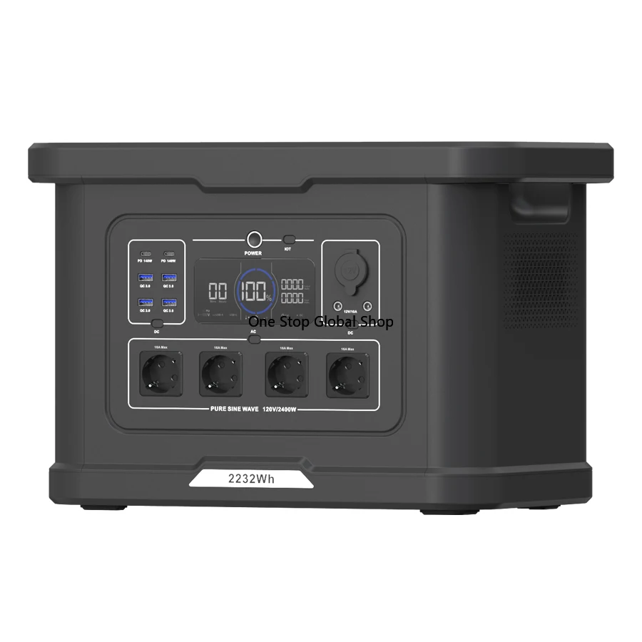Supply Lifepo4 Home Storage UPS Tragbare Powerstation Fast 3000w Power Station 2400w Solar Generator For House
Supply Lifepo4 Home Storage UPS Tragbare Powerstation Fast 3000w Power Station 2400w Solar Generator For House