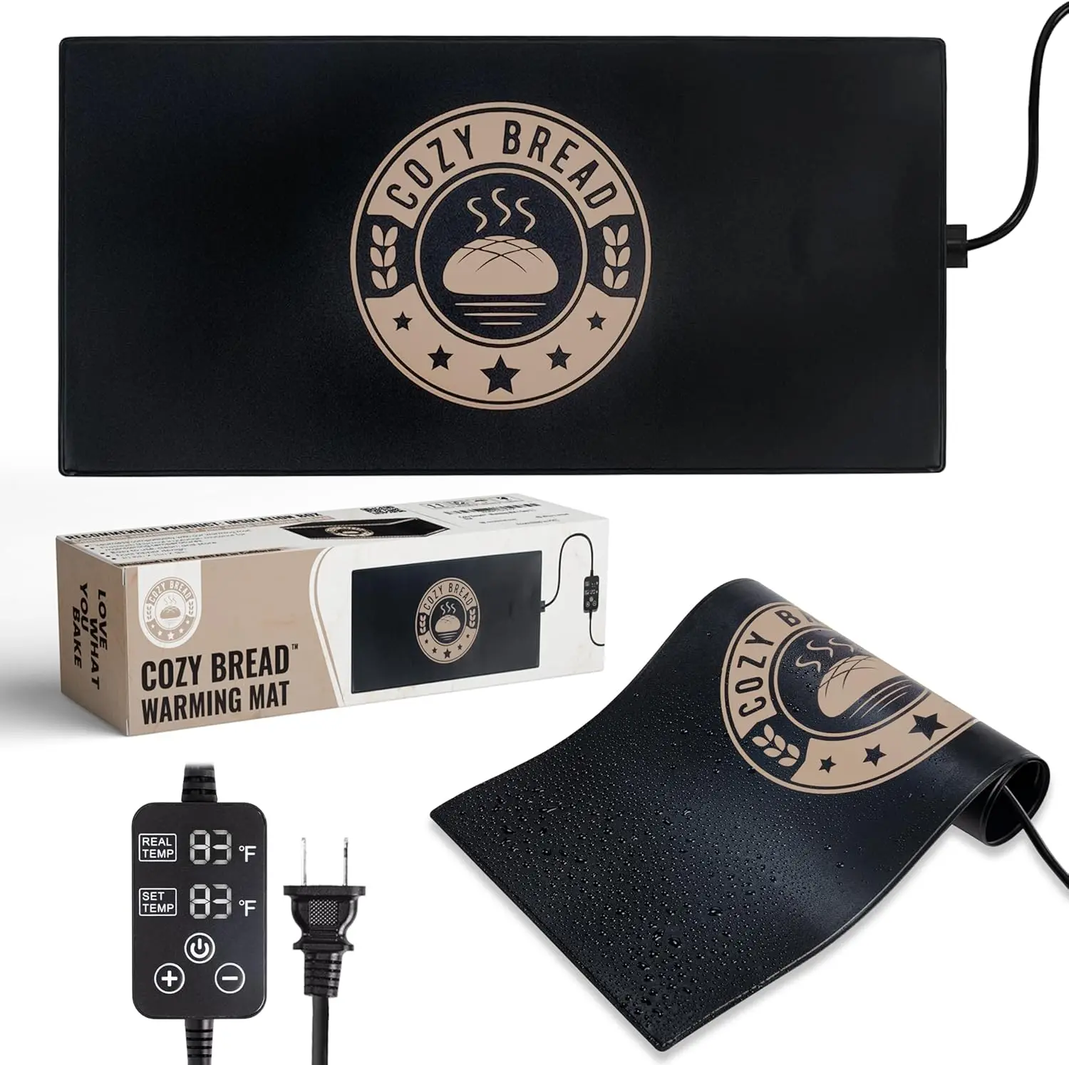 ® Sourdough Bread Proofing Mat for Home Bakers | USA Brand | Thermostat Controlled Bread Proofer (10" x 21") | Dough R
® Sourdough Bread Proofing Mat for Home Bakers | USA Brand | Thermostat Controlled Bread Proofer (10" x 21") | Dough R