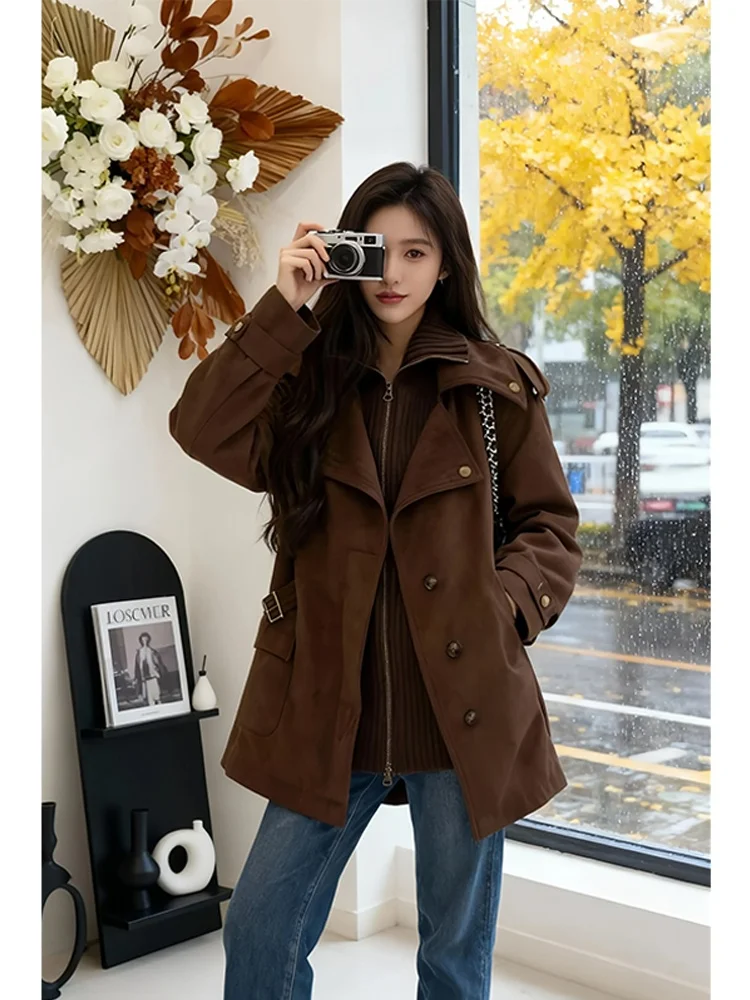 Retro Hong Kong Sle ort Jaet Women's Autumn Winter Loose Cotton Coat Ele Quali Faionable Korean Version
Retro Hong Kong Sle ort Jaet Women's Autumn Winter Loose Cotton Coat Ele Quali Faionable Korean Version