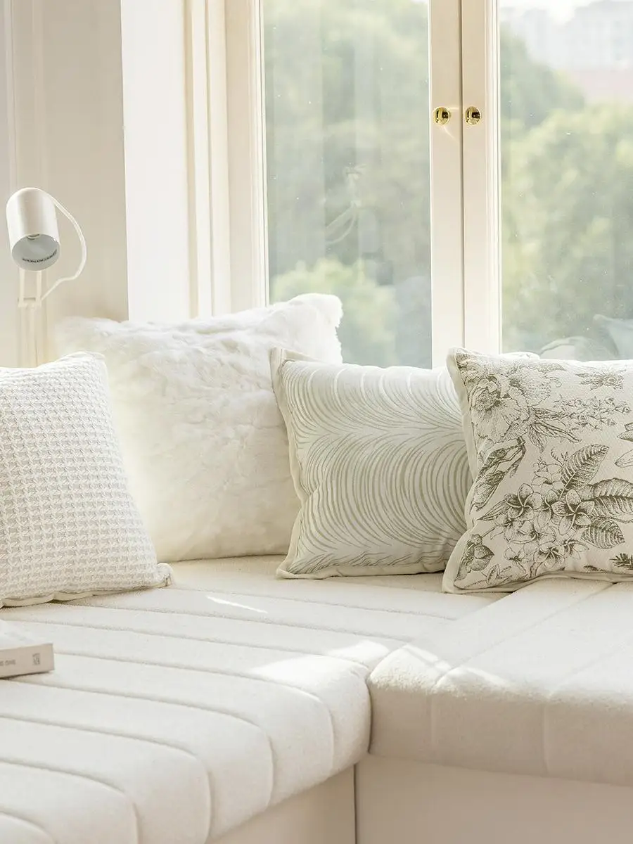 New Cream Sofa Pillowcase Nordic Modern Simple Living Room Decorative Cushion Bed Head Pillow Home Textile Polyester Material
New Cream Sofa Pillowcase Nordic Modern Simple Living Room Decorative Cushion Bed Head Pillow Home Textile Polyester Material