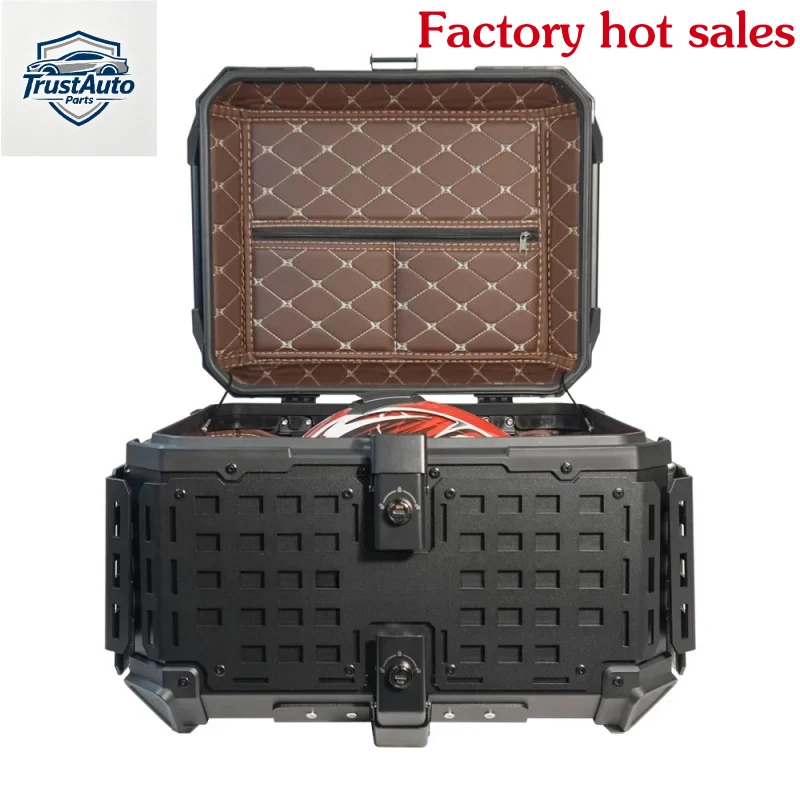 TrustAuto Parts Store Is Having A Hot Sale F-Moto L Aluminum Motorcycle Tail Box With Folding Plate And H-Shaped Corner Protecto
TrustAuto Parts Store Is Having A Hot Sale F-Moto L Aluminum Motorcycle Tail Box With Folding Plate And H-Shaped Corner Protecto